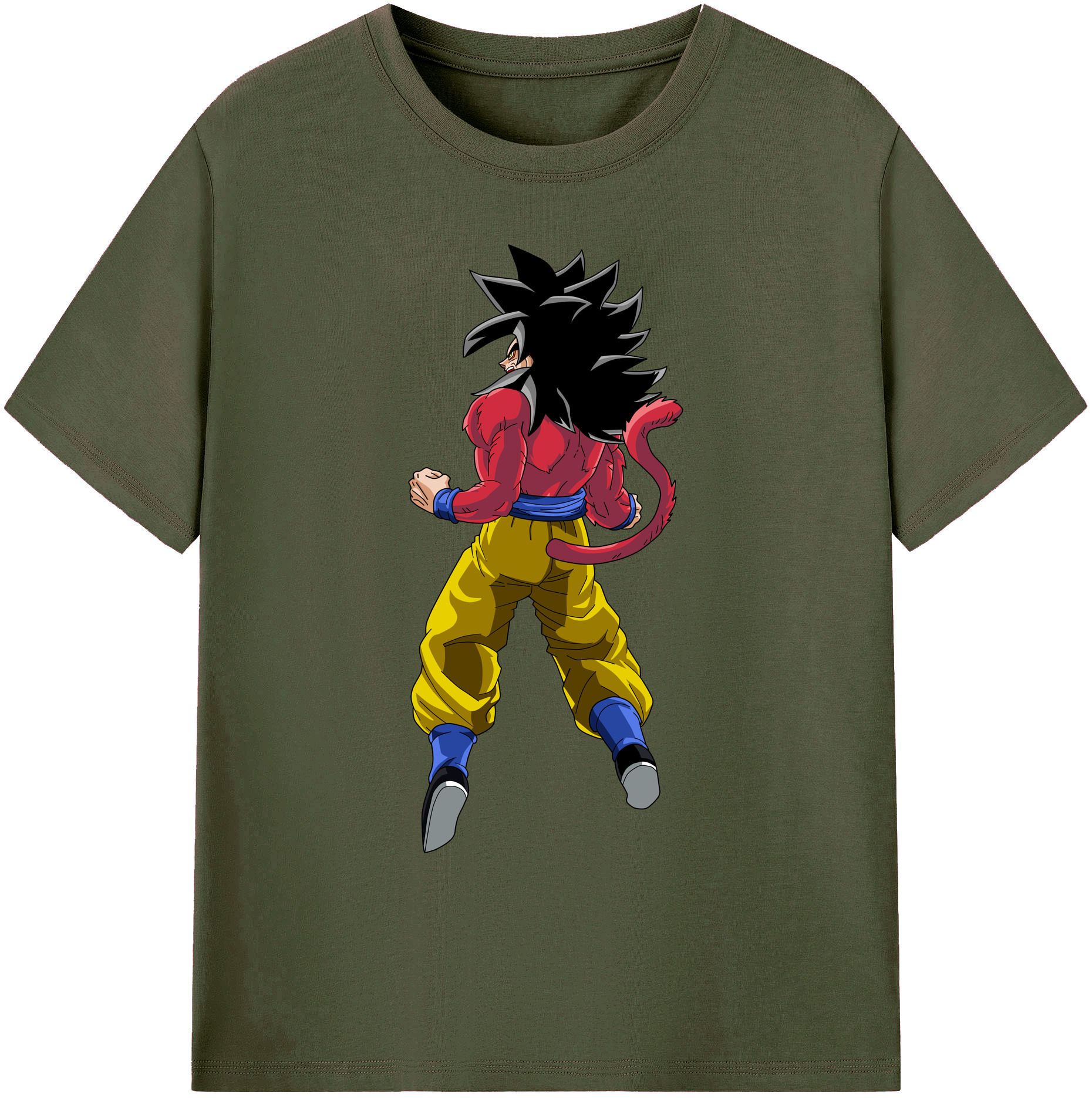 （画像用） ドラゴンボール 孫悟空（そん ごくう）Son Goku カカロット DRAGON BALL Kakarotto 綿100％ メンズ半袖Tシャツ｜肌触りやわらか＆通気性